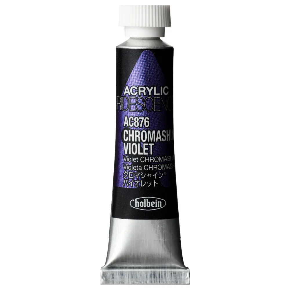 Holbein Farba akrylowa Iridescence Acrylic - - 876, Chromashine Violet, 5 ml