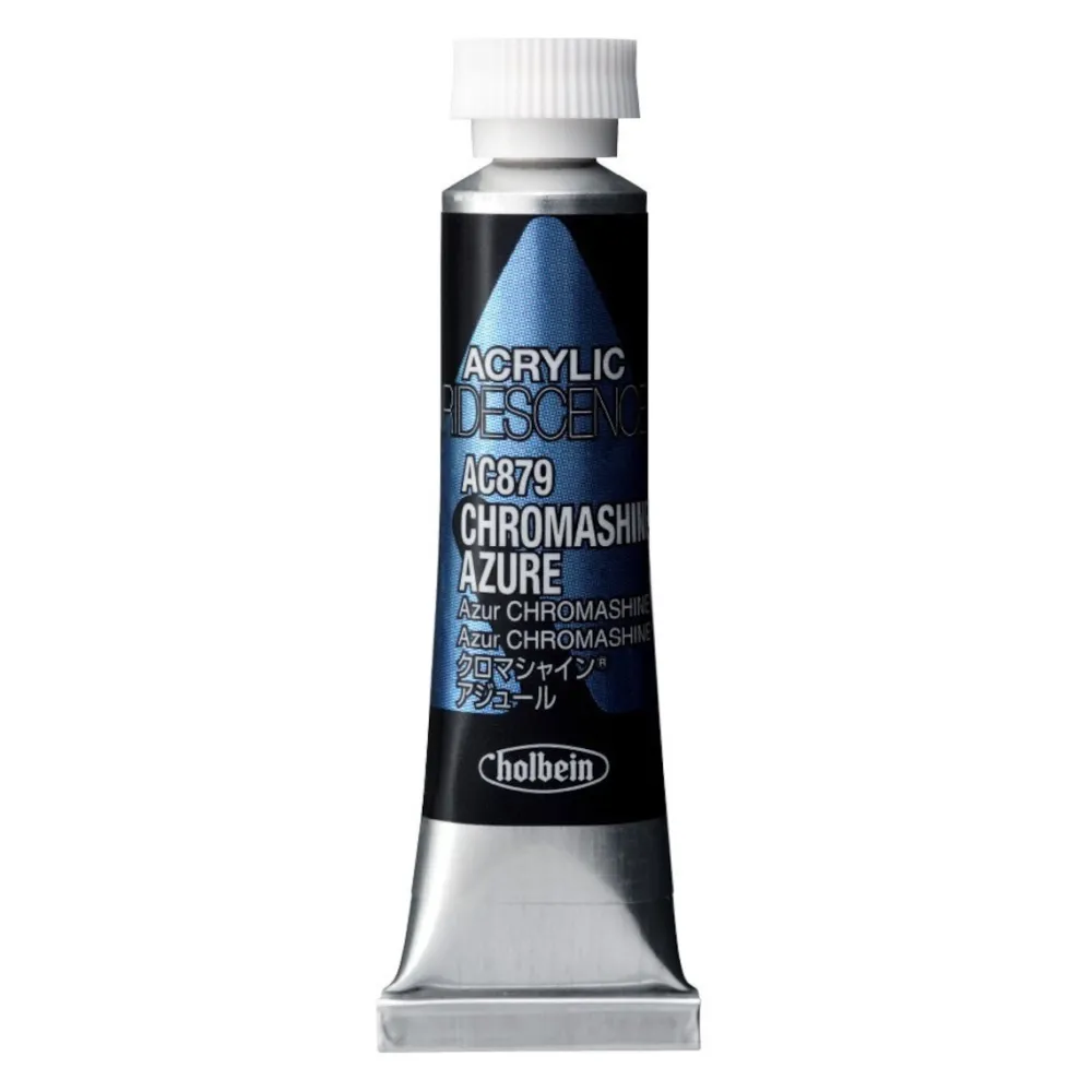 Holbein Farba akrylowa Iridescence Acrylic - - 879, Chromashine Azure, 5 ml