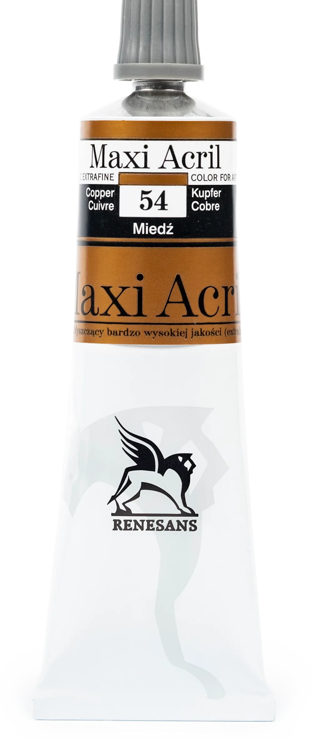 Renesans Farba akrylowa Maxi Acril - - 54, copper, 60 ml