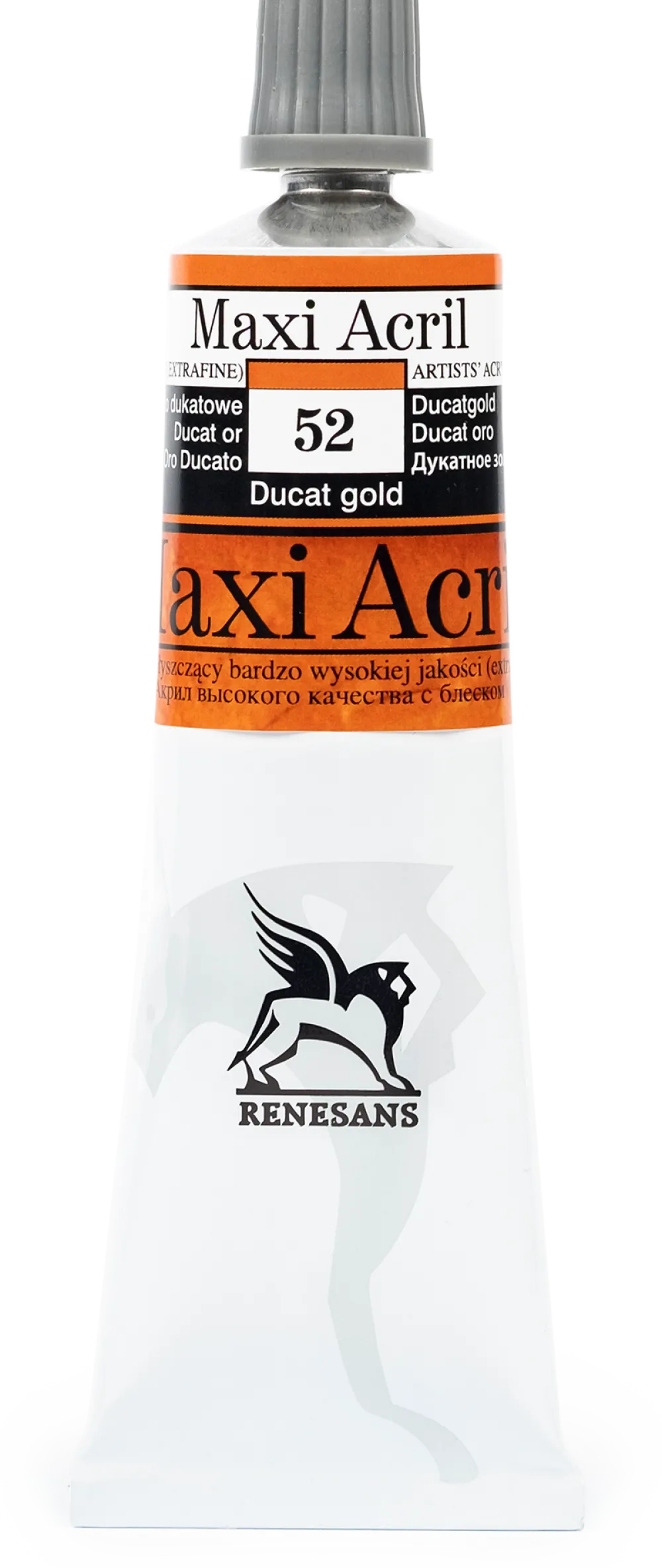 Renesans Farba akrylowa Maxi Acril - - 52, ducat gold, 60 ml