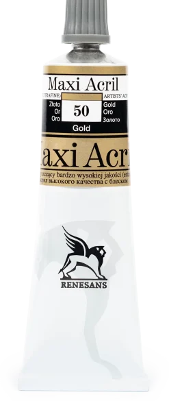Renesans Farba akrylowa Maxi Acril - - 49, pearl white, 60 ml > Farby Akrylowe
