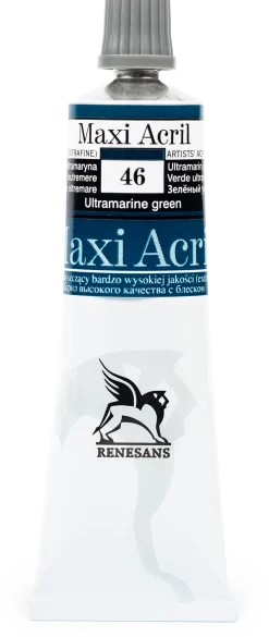 Renesans Farba akrylowa Maxi Acril - - 45, turquoise, 60 ml > Farby Akrylowe