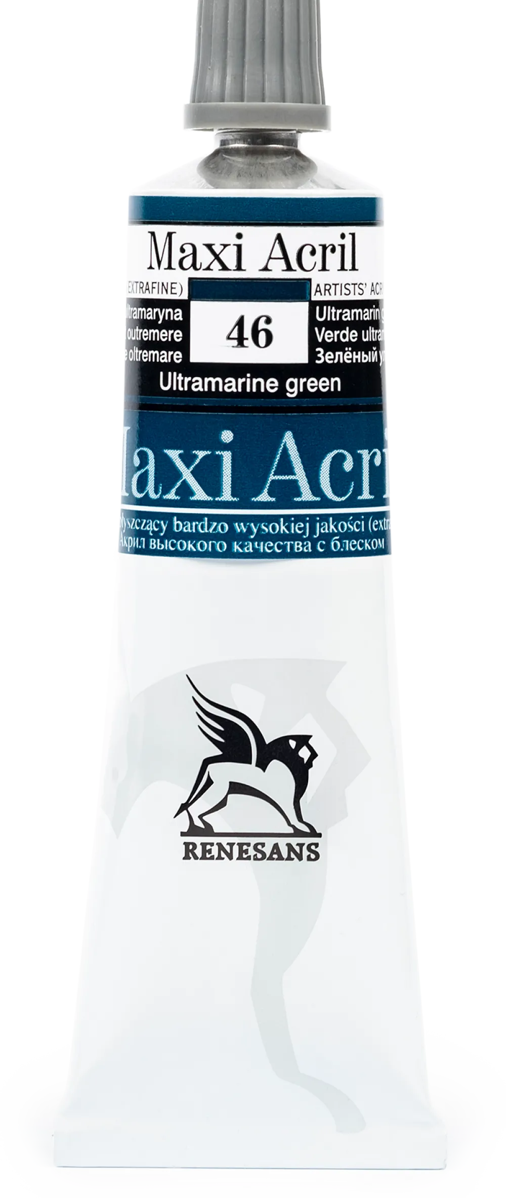 Renesans Farba akrylowa Maxi Acril - - 46, ultramarine green, 60 ml