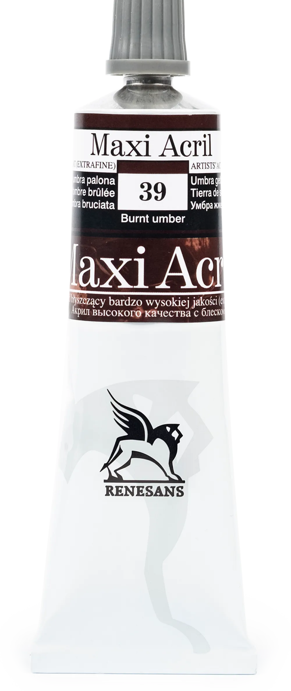 Renesans Farba akrylowa Maxi Acril - - 38, raw umber, 60 ml > Farby Akrylowe
