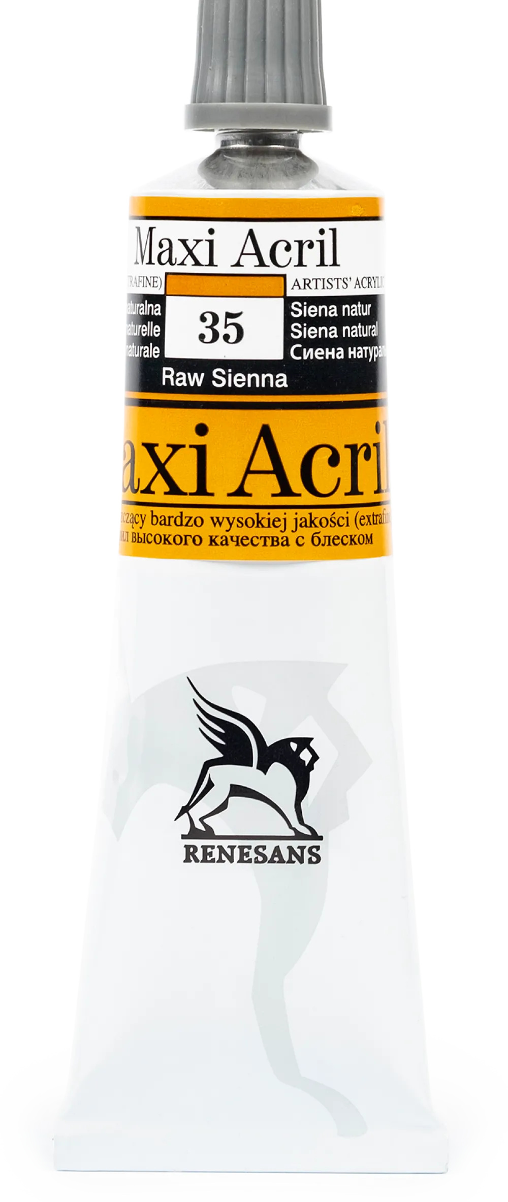Renesans Farba akrylowa Maxi Acril - - 34, gold ochre, 60 ml > Farby Akrylowe