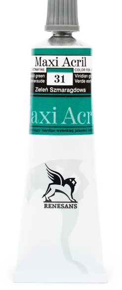 Renesans Farba akrylowa Maxi Acril - - 30, olive green, 60 ml > Farby Akrylowe