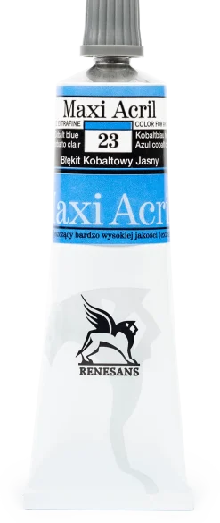 Renesans Farba akrylowa Maxi Acril - - 22, coeruleum blue, 60 ml > Farby Akrylowe