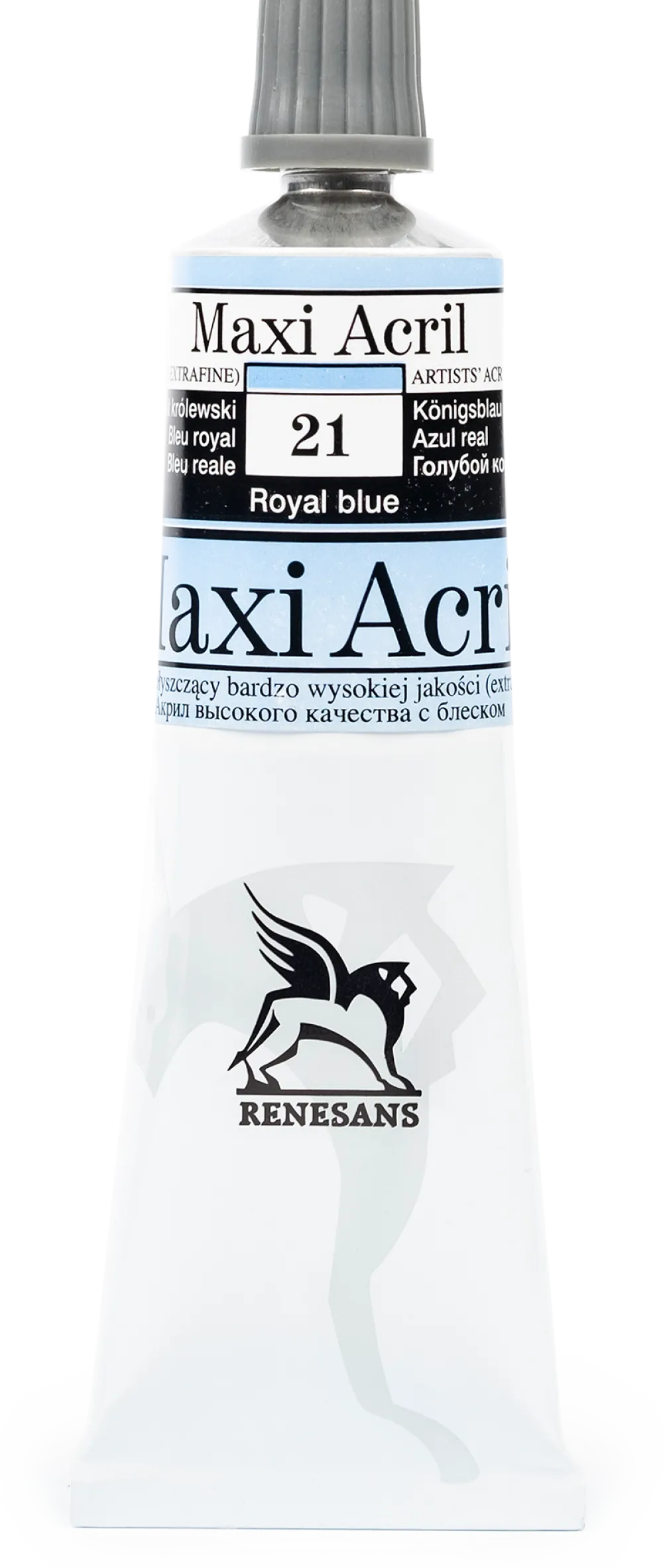 Renesans Farba akrylowa Maxi Acril - - 21, royal blue, 60 ml