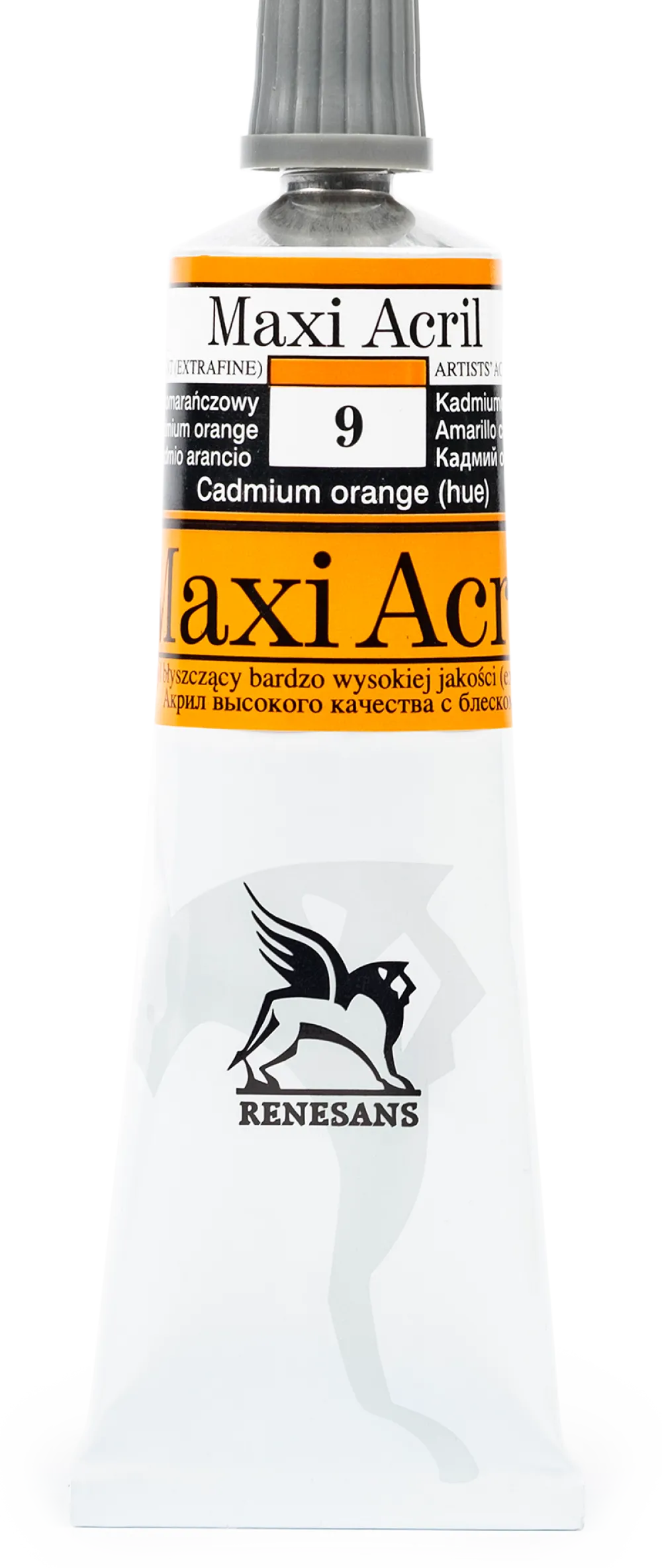 Renesans Farba akrylowa Maxi Acril - - 08, cadmium yellow deep hue, 60 ml > Farby Akrylowe