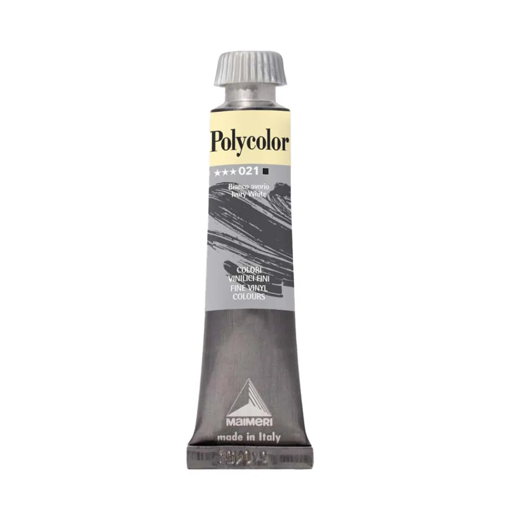Maimeri Farba akrylowa Polycolor - - 021, Ivory White, 20 ml
