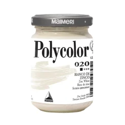 Maimeri Farba akrylowa Polycolor - - 020, Zinc White, 140 ml