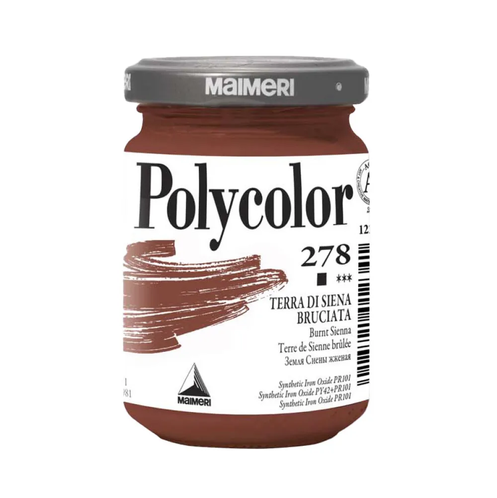 Maimeri Farba akrylowa Polycolor - - 278, Burnt Sienna, 140 ml