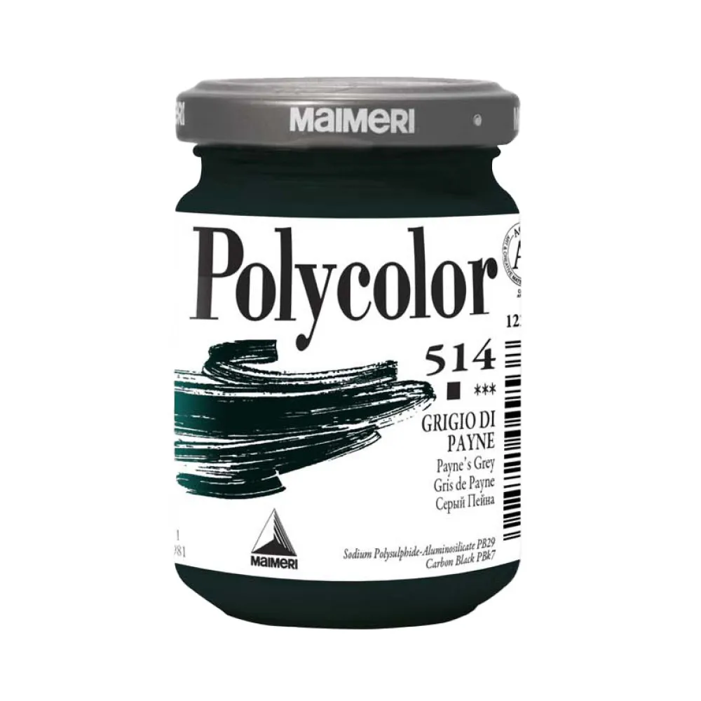 Maimeri Farba akrylowa Polycolor - - 514, Payne's Grey, 140 ml