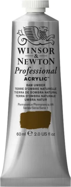 Winsor & Newton Farba akrylowa Professional Acrylic - - Raw Umber, 60 ml > Farby Akrylowe