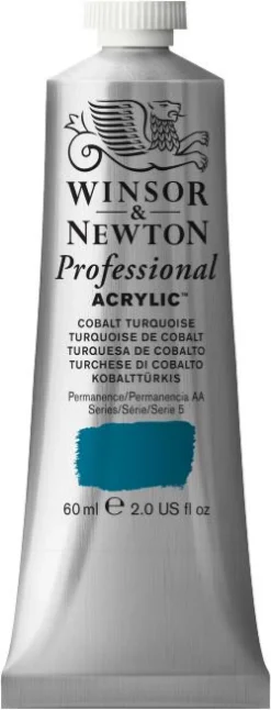 Winsor & Newton Farba akrylowa Professional Acrylic - - Cobalt Turquoise, 60 ml > Farby Akrylowe