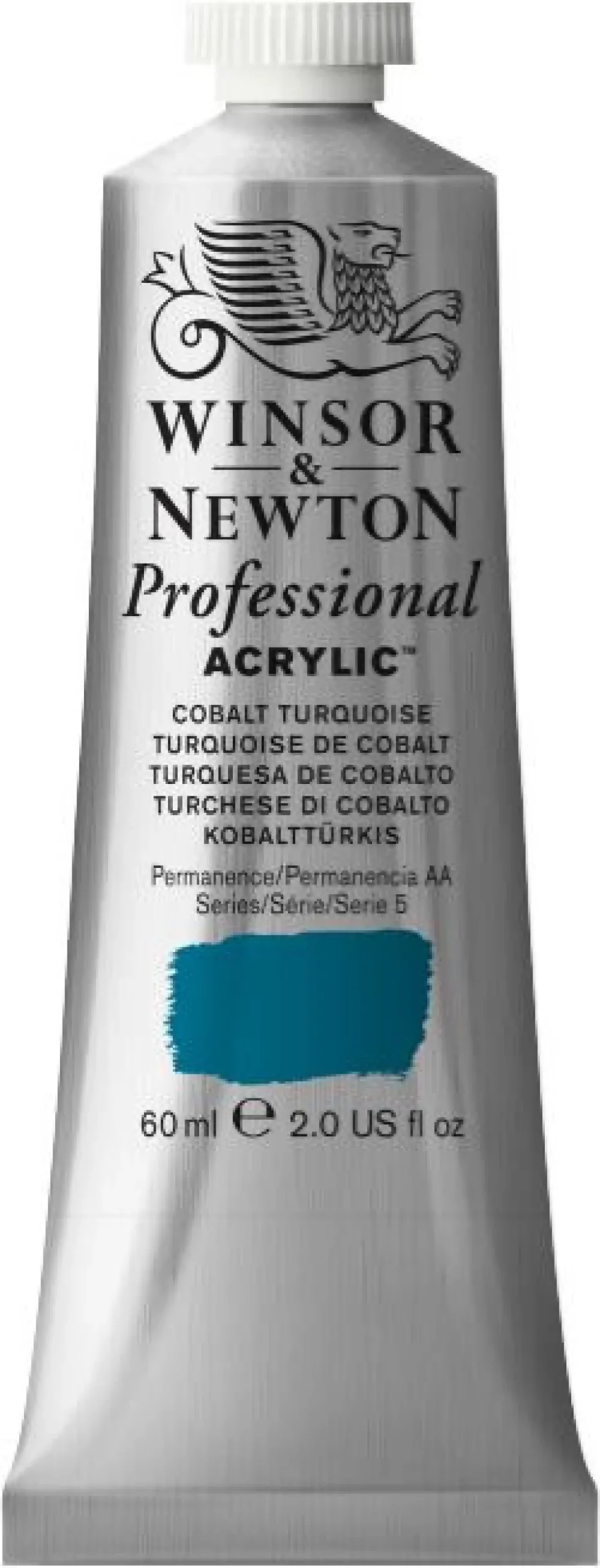 Winsor & Newton Farba akrylowa Professional Acrylic - - Cobalt Turquoise, 60 ml > Farby Akrylowe