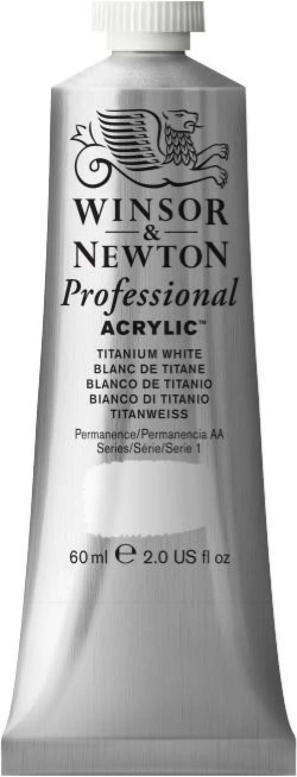 Winsor & Newton Farba akrylowa Professional Acrylic - - Titanium White, 60 ml