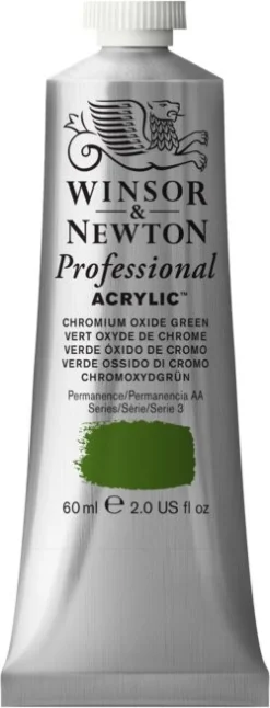 Winsor & Newton Farba akrylowa Professional Acrylic - - Chromium Oxide Green, 60 ml
