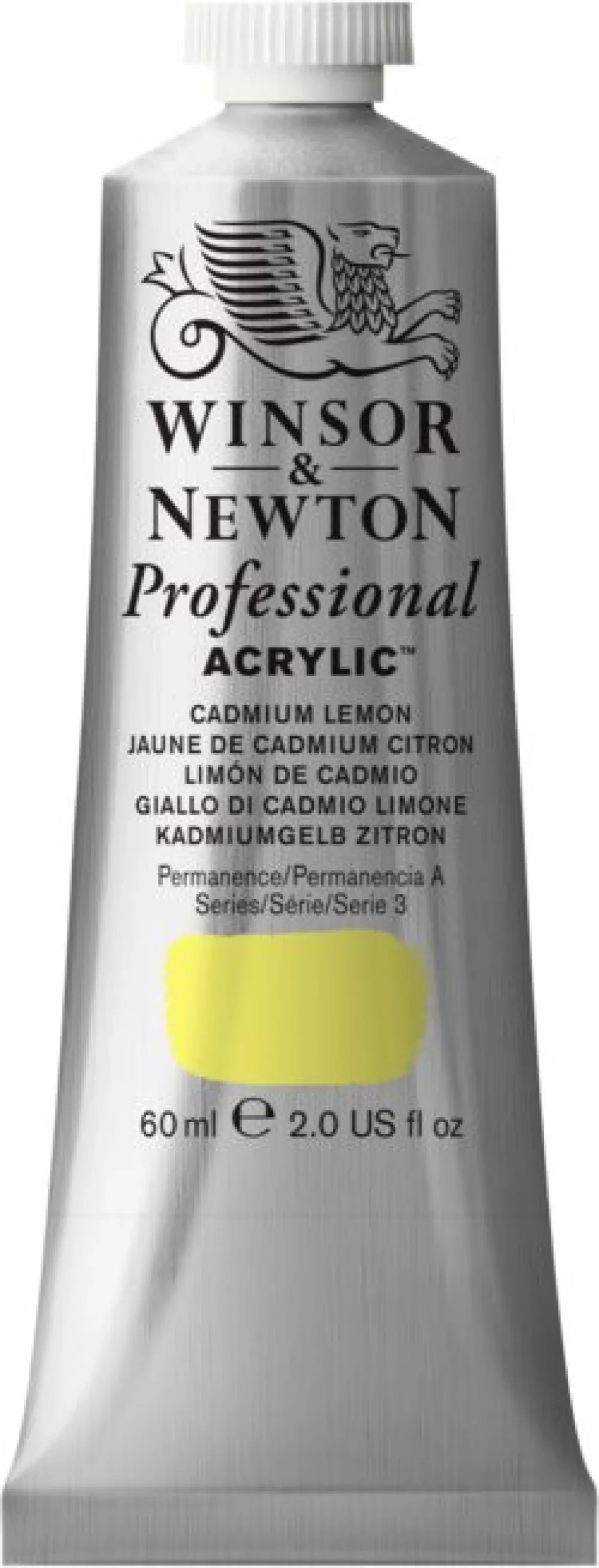 Winsor & Newton Farba akrylowa Professional Acrylic - - Cadmium Lemon, 60 ml