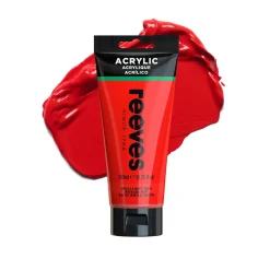 Reeves Farba akrylowa - - Brilliant Red, 200 ml > Farby Akrylowe
