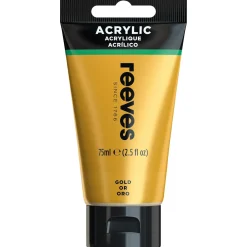 Reeves Farba akrylowa - - Gold, 75 ml > Farby Akrylowe