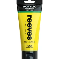 Reeves Farba akrylowa - - Medium Yellow, 200 ml