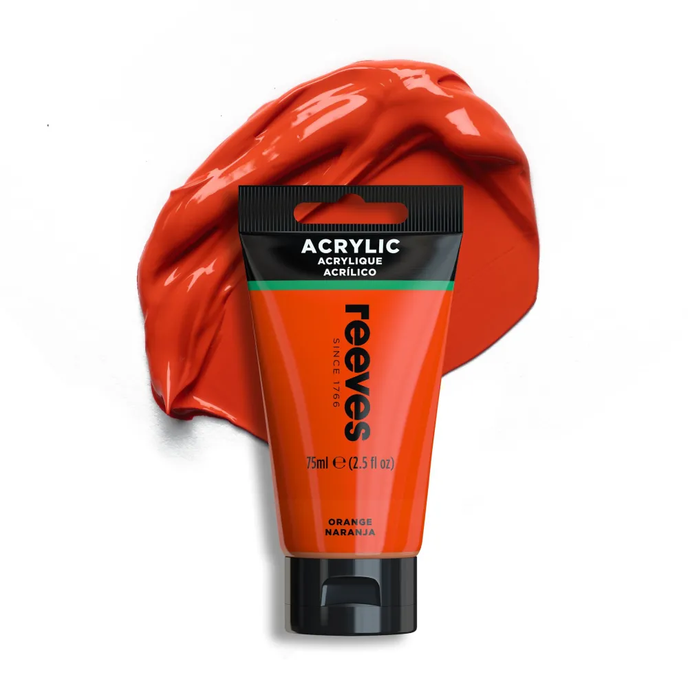 Reeves Farba akrylowa - - Orange, 75 ml > Farby Akrylowe
