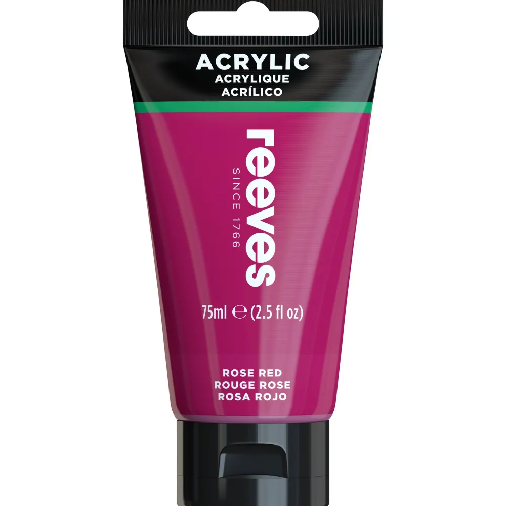 Reeves Farba akrylowa - - Rose Red, 75 ml