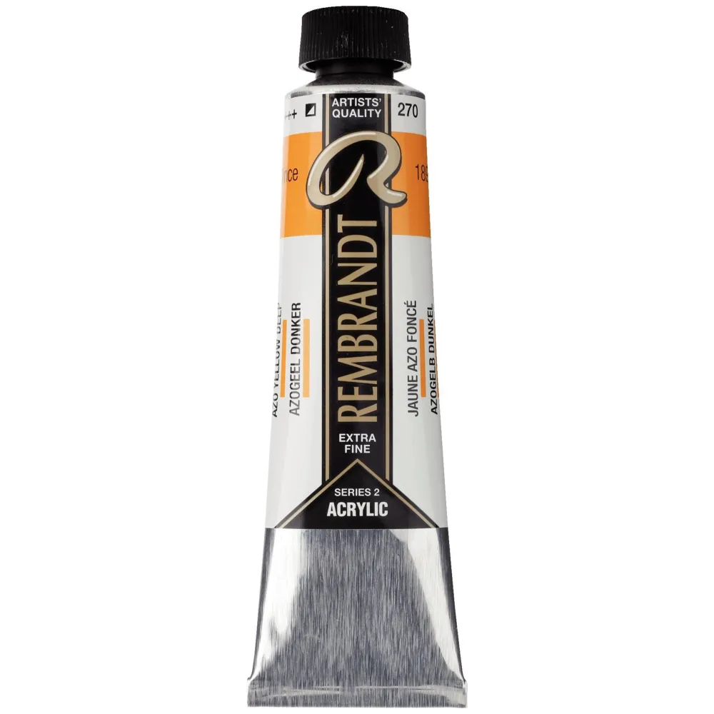 Rembrandt Farba akrylowa - - Azo Yellow Deep, 40 ml