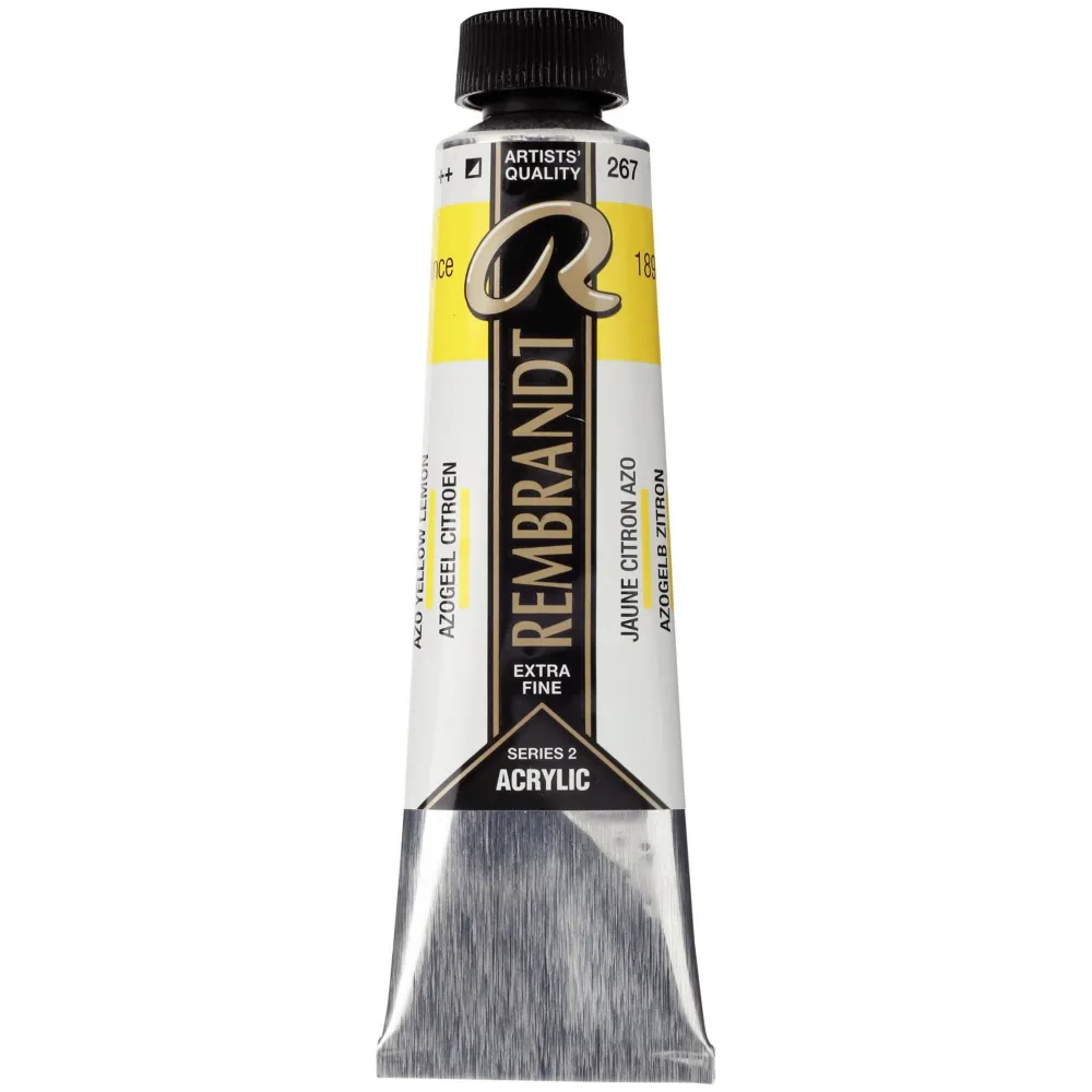 Rembrandt Farba akrylowa - - Azo Yellow Lemon, 40 ml