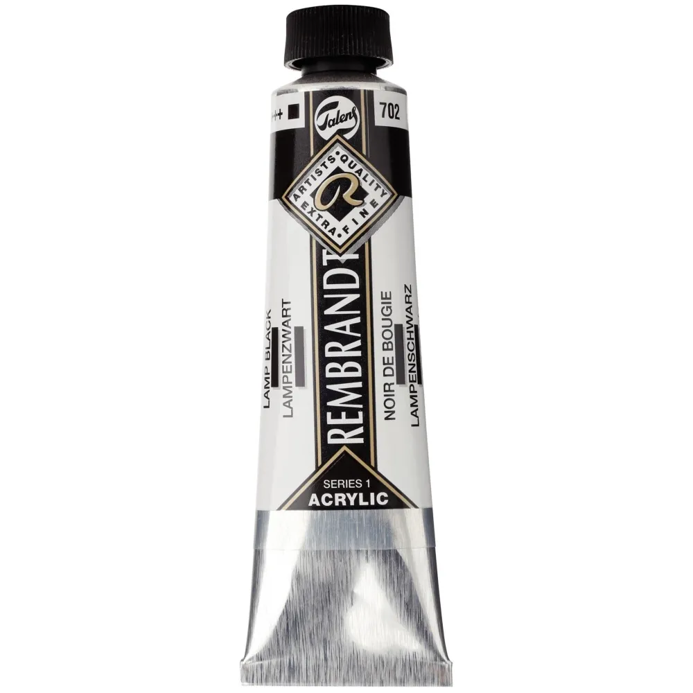 Rembrandt Farba akrylowa - - Lamp Black, 40 ml > Farby Akrylowe
