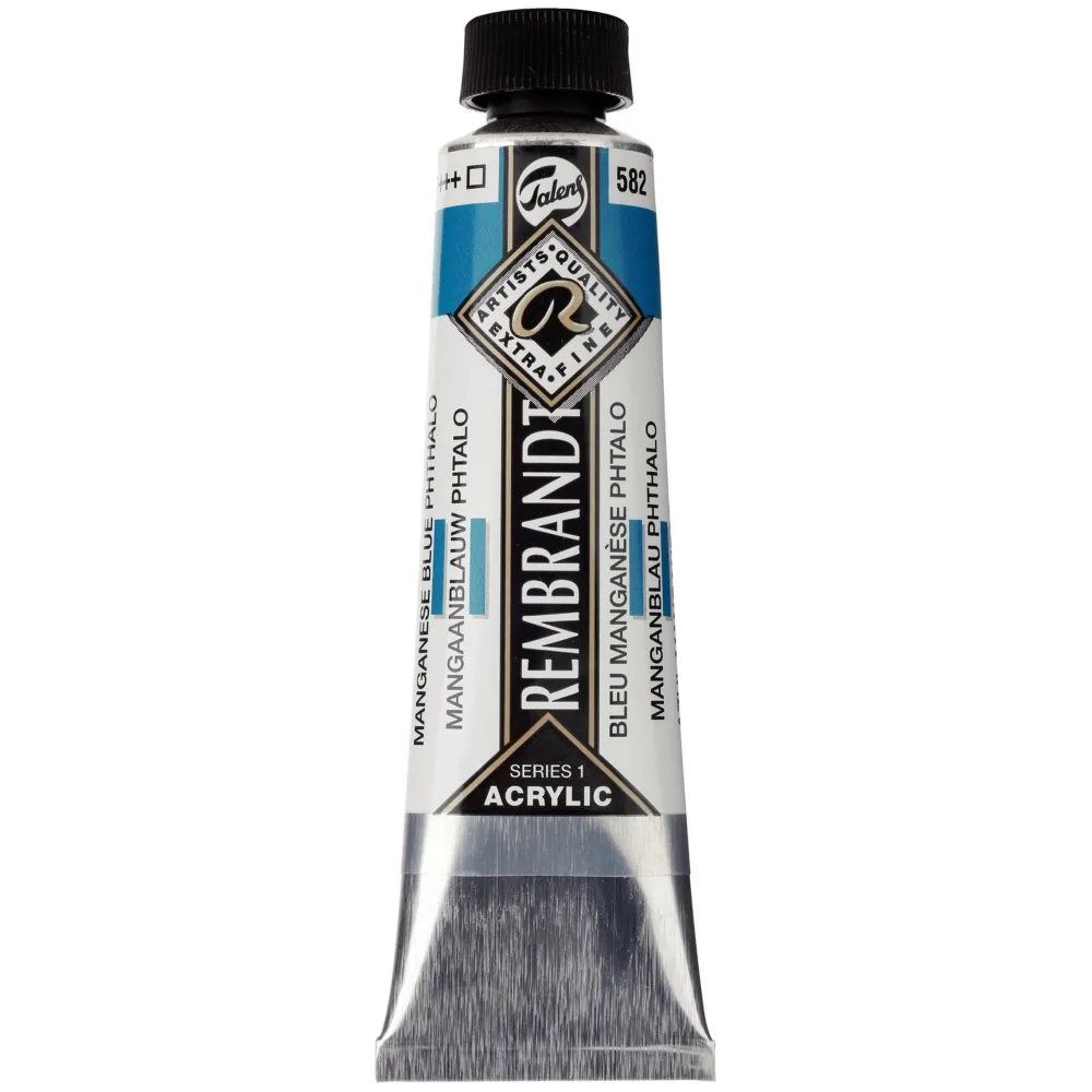 Rembrandt Farba akrylowa - - Manganese Blue Phthalo, 40 ml