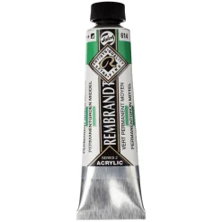 Rembrandt Farba akrylowa - - Permanent Green Medium, 40 ml > Farby Akrylowe