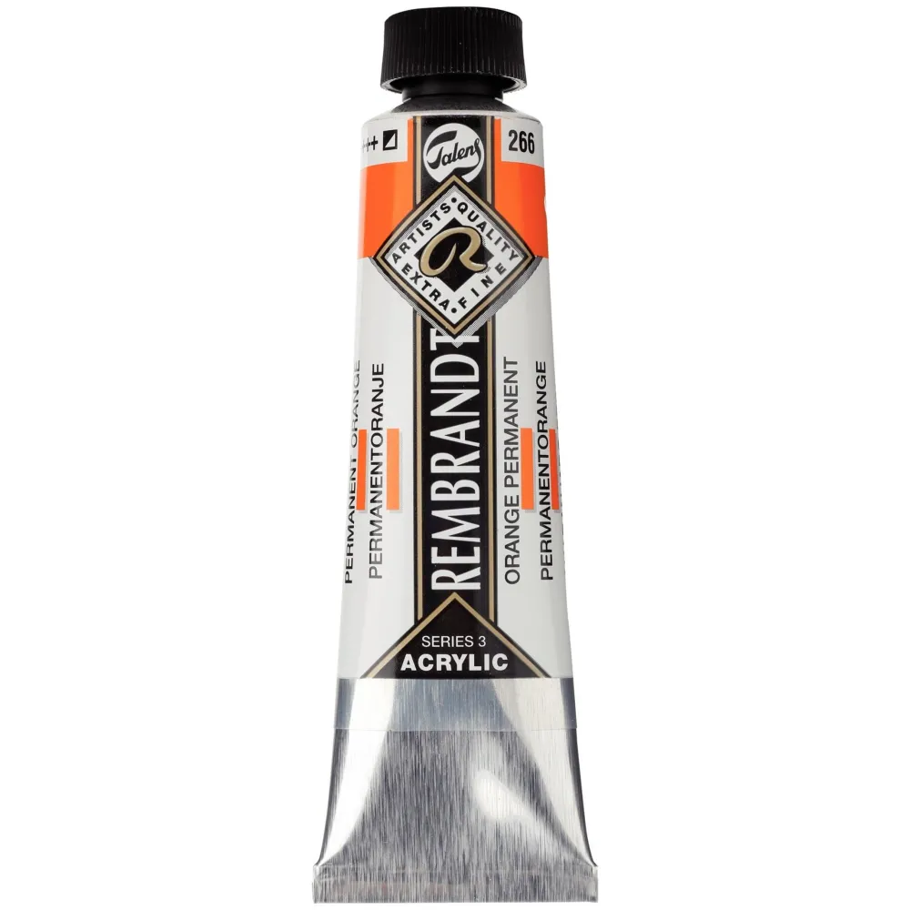 Rembrandt Farba akrylowa - - Permanent Orange, 40 ml > Farby Akrylowe