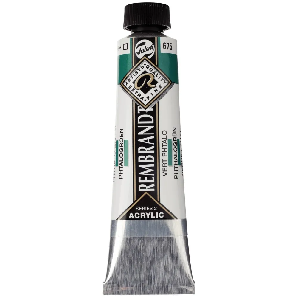 Rembrandt Farba akrylowa - - Phthalo Green, 40 ml > Farby Akrylowe