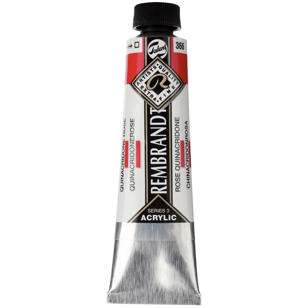 Rembrandt Farba akrylowa - - Quinarose, 40 ml