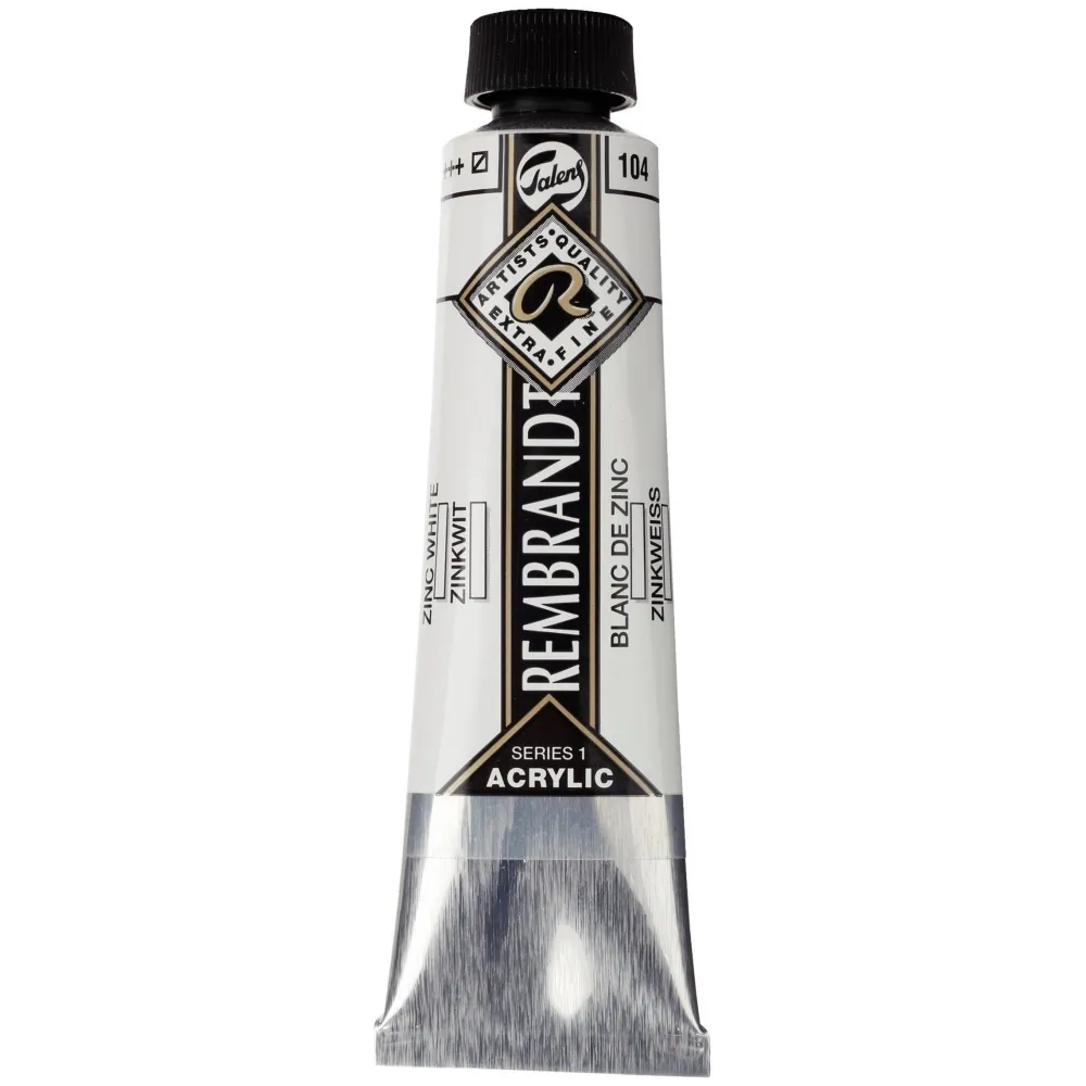 Rembrandt Farba akrylowa - - Zinc White, 40 ml > Farby Akrylowe