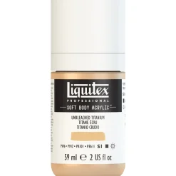 Liquitex Farba akrylowa Soft Body - - Unbleached Titanium, 59 ml