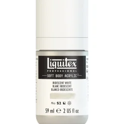 Liquitex Farba akrylowa Soft Body - - Iridescent Rich Silver, 59 ml > Farby Akrylowe