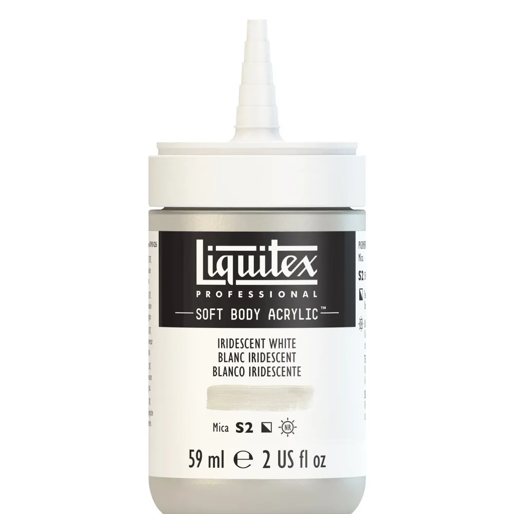 Liquitex Farba akrylowa Soft Body - - Iridescent White, 59 ml