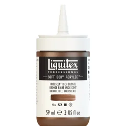 Liquitex Farba akrylowa Soft Body - - Iridescent Bright Silver, 59 ml ><noscript><img width=