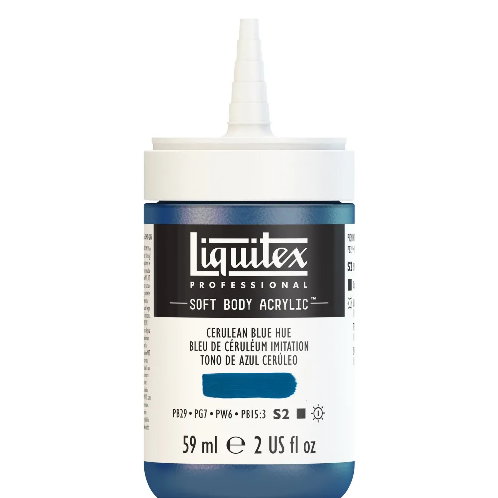 Liquitex Farba akrylowa Soft Body - - Cerulean Blue Hue, 59 ml