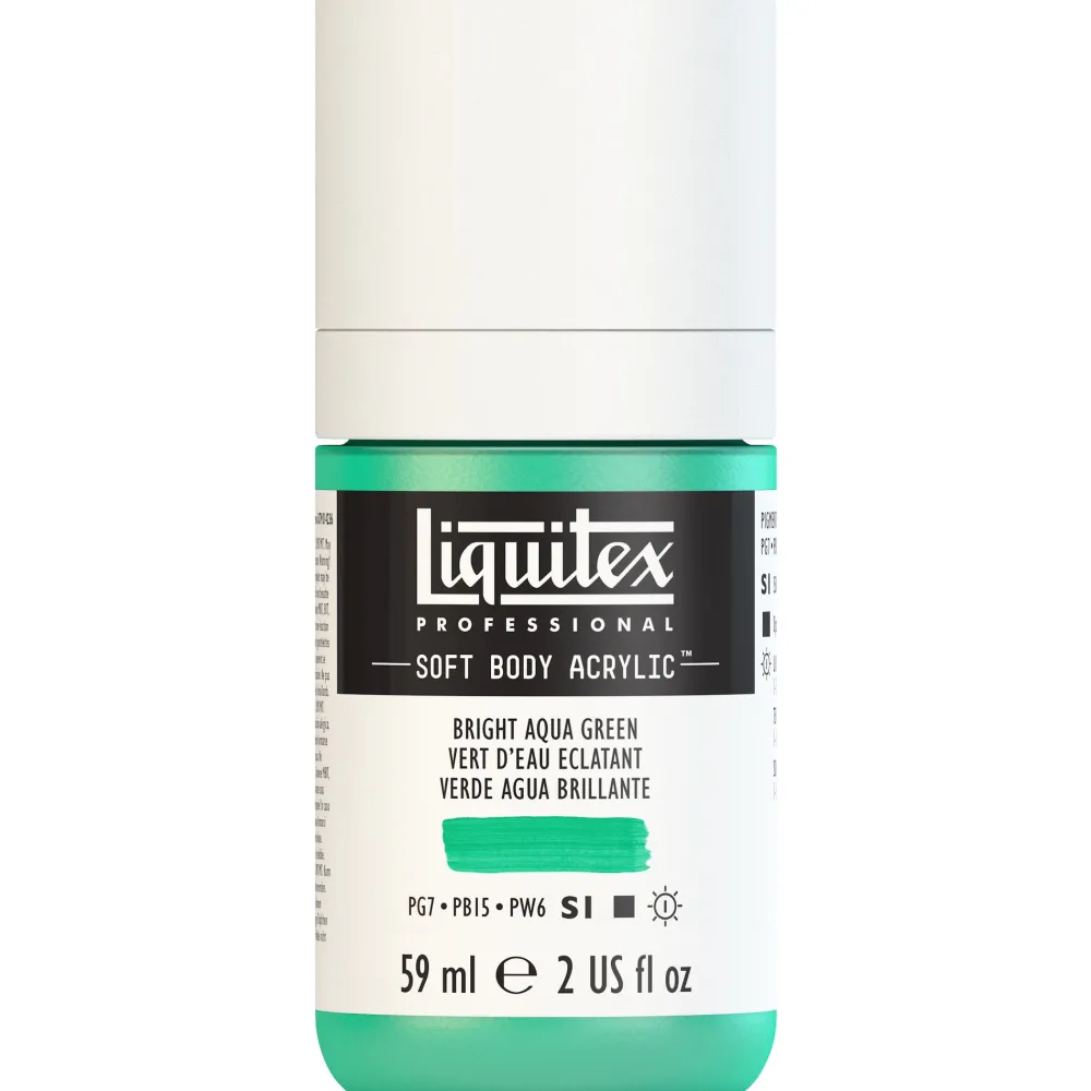 Liquitex Farba akrylowa Soft Body - - Bright Aqua Green, 59 ml