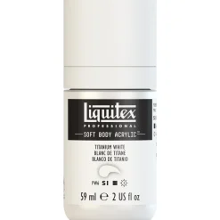 Liquitex Farba akrylowa Soft Body - - Titanium White, 59 ml