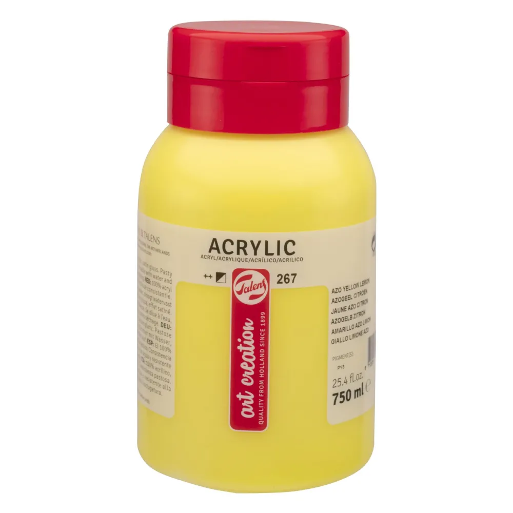 Talens Art Creation Farba akrylowa - - Azo Yellow Lemon, 750 ml > Farby Akrylowe