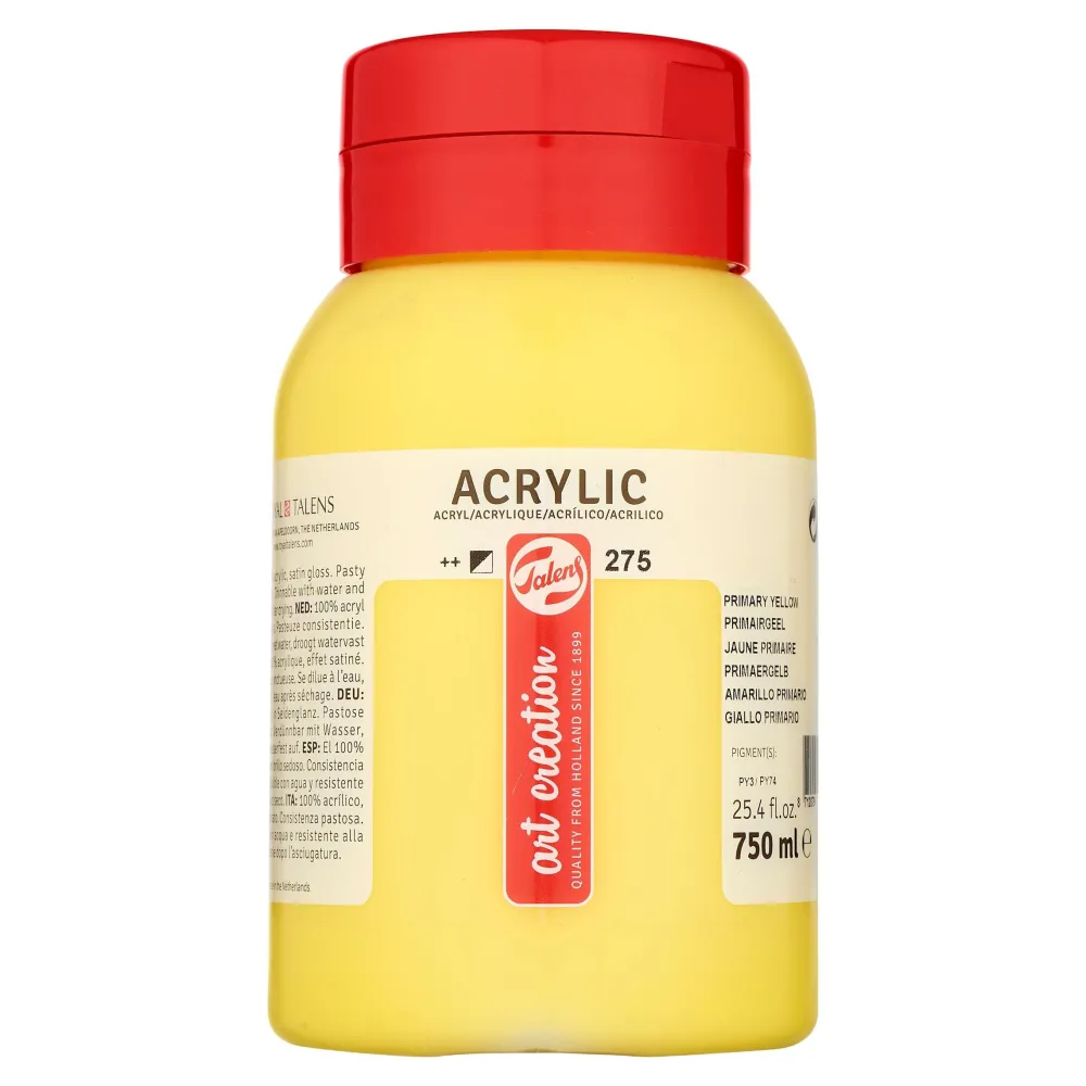 Talens Art Creation Farba akrylowa - - Primary Yellow, 750 ml