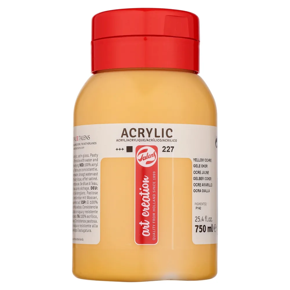 Talens Art Creation Farba akrylowa - - Yellow Ochre, 750 ml