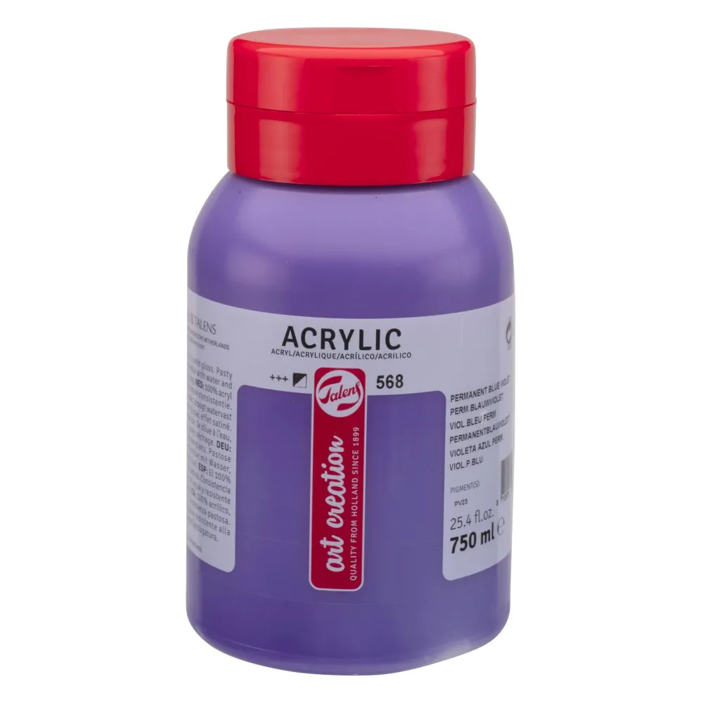 Talens Art Creation Farba akrylowa - - Permanent Red Violet, 750 ml > Farby Akrylowe