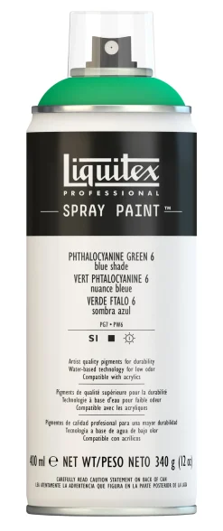 Liquitex Farba akrylowa w spray'u - - Phthalo Green 6, 400 ml > Farby Akrylowe