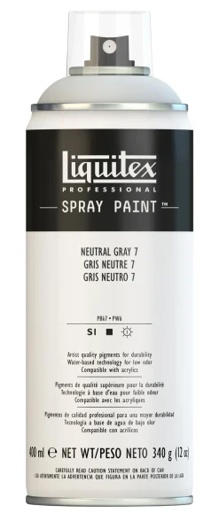 Liquitex Farba akrylowa w spray'u - - Neutral Gray 7, 400 ml